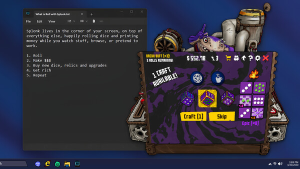 Roll with Splonk Demo screenshot 3