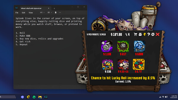 Roll with Splonk Demo screenshot 6