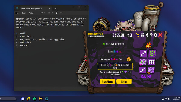 Roll with Splonk Demo screenshot 4