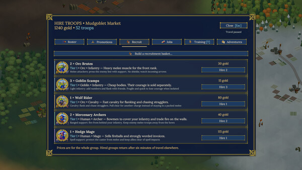 Screenshot of Hedge Knight