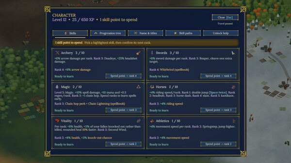 Screenshot of Hedge Knight