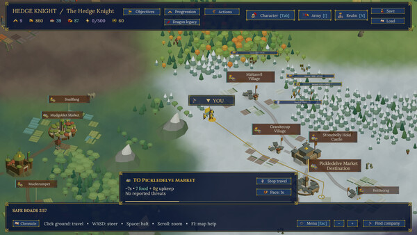 Screenshot of Hedge Knight