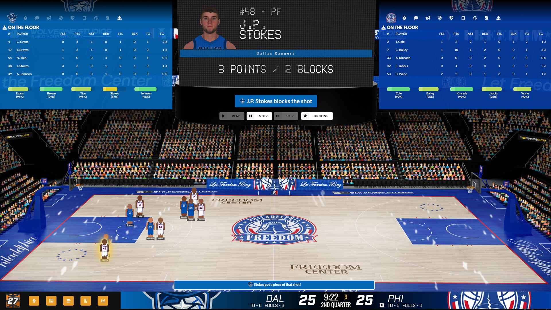 Draft Day Sports: Pro Basketball 27 screenshot #2