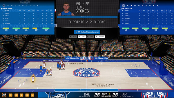 Screenshot of Draft Day Sports: Pro Basketball 27