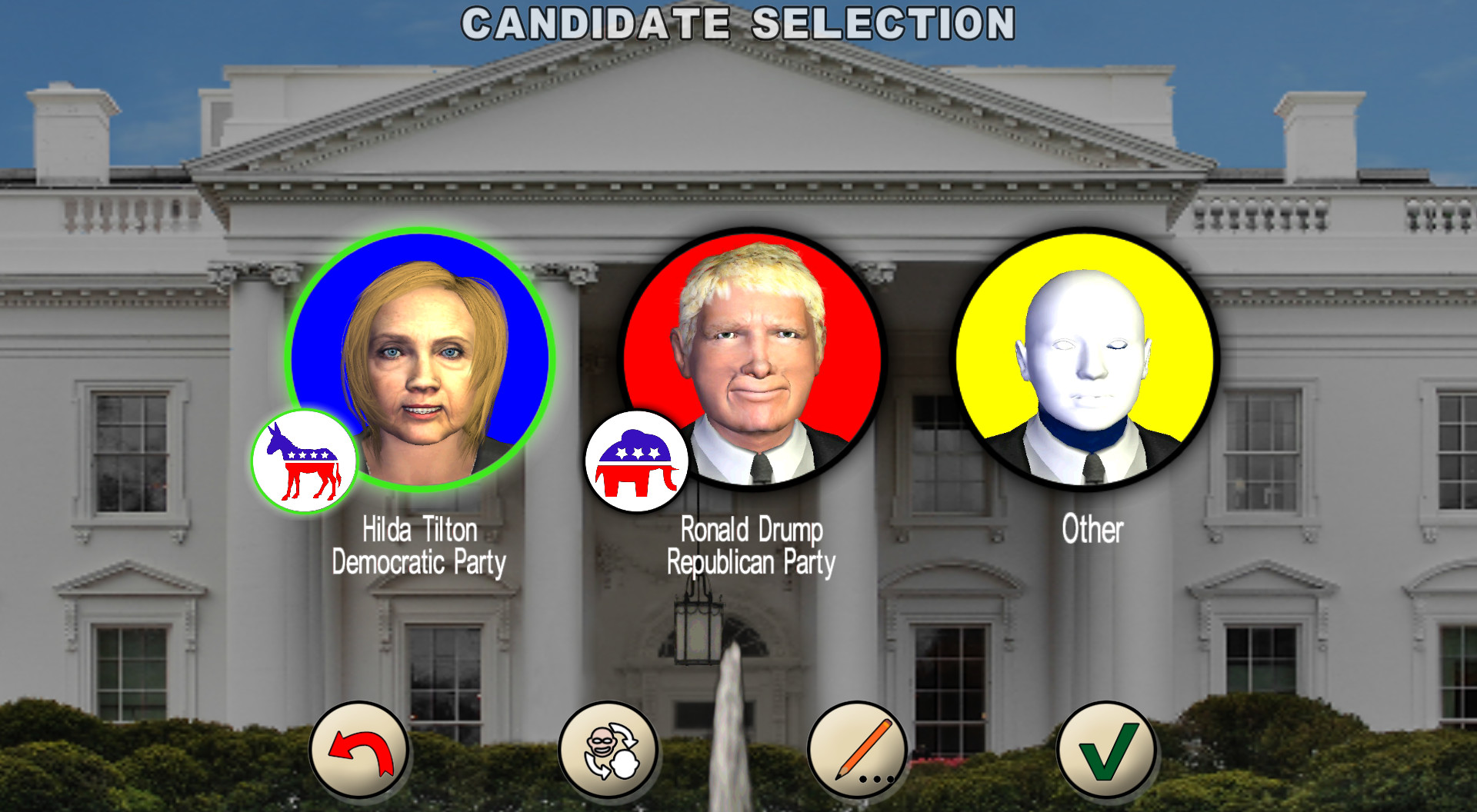 The Race for the White House 2016 Featured Screenshot #1