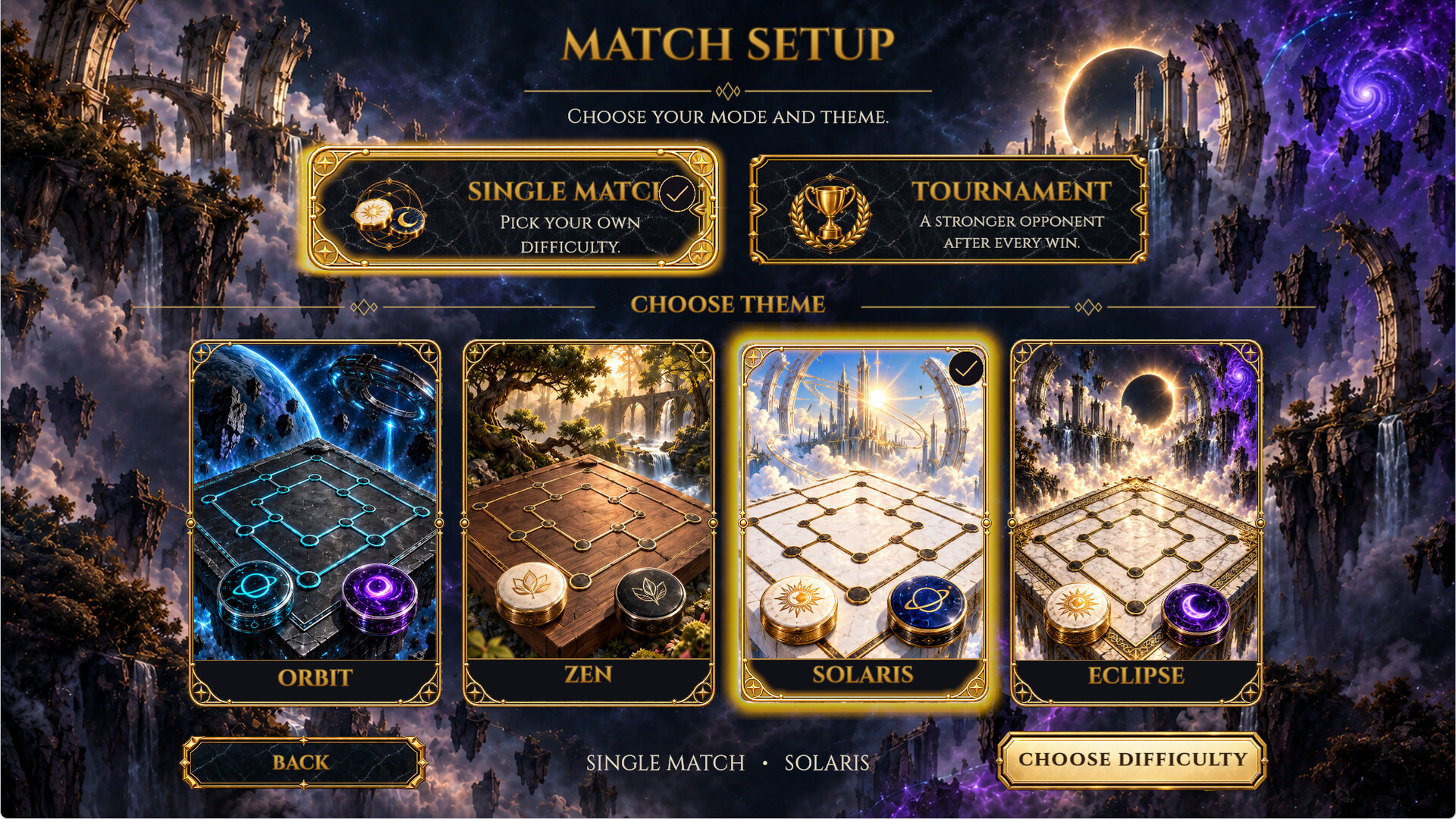 Ninewrought: Nine Men's Morris screenshot 1