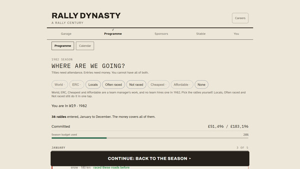 Rally Dynasty — 1