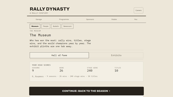 Rally Dynasty — 5