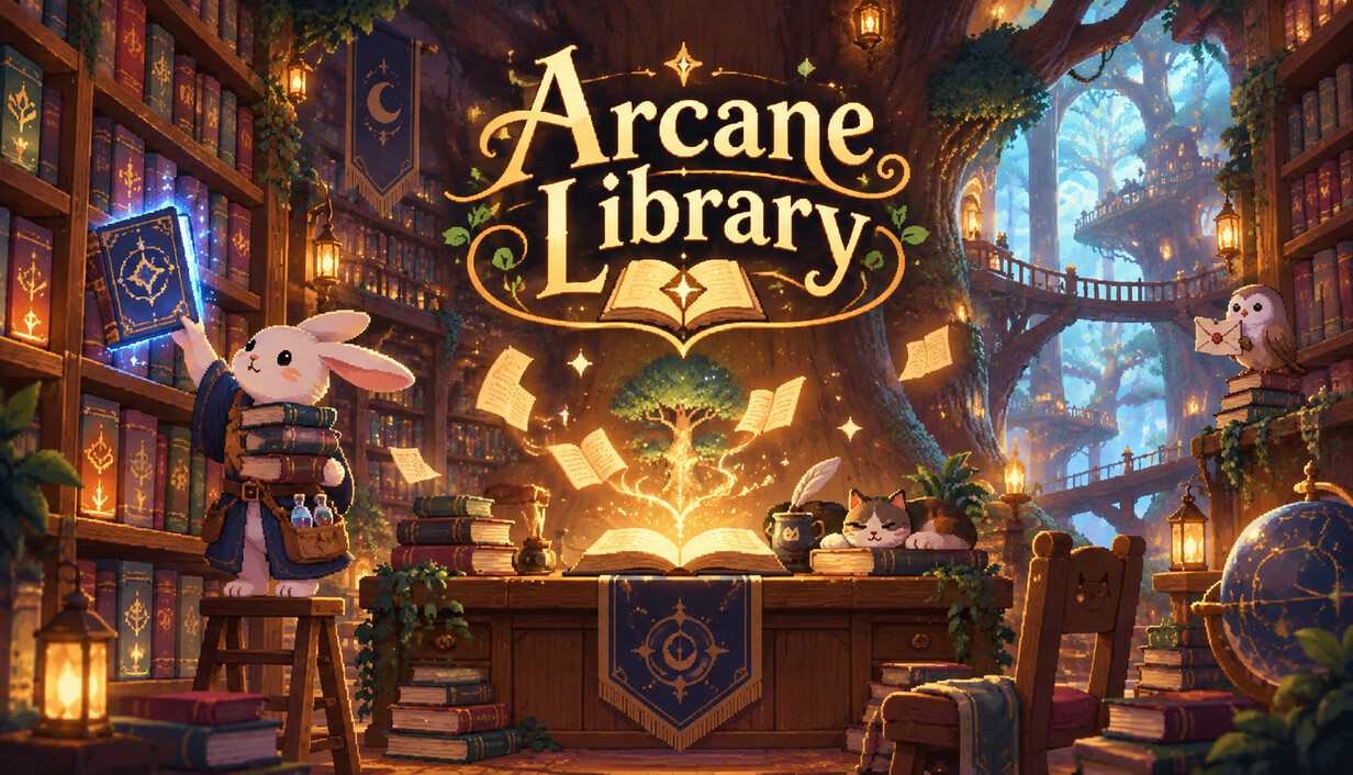Arcane Library cover art