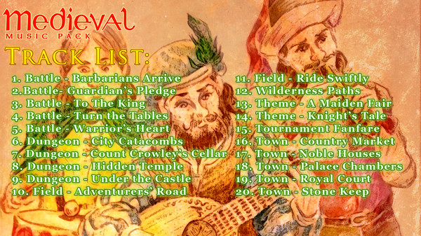 RPG Maker MV - Medieval Music Pack