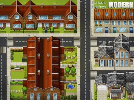 KHAiHOM.com - RPG Maker VX Ace - Fantastic Buildings: Modern