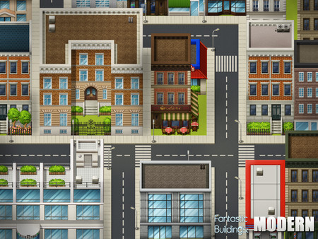 KHAiHOM.com - RPG Maker VX Ace - Fantastic Buildings: Modern