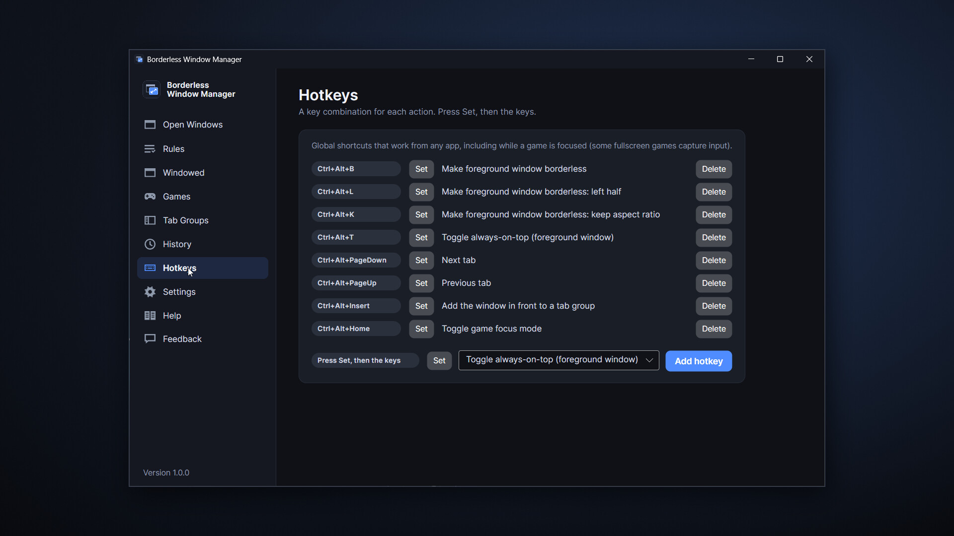 Borderless Window Manager screenshot 7