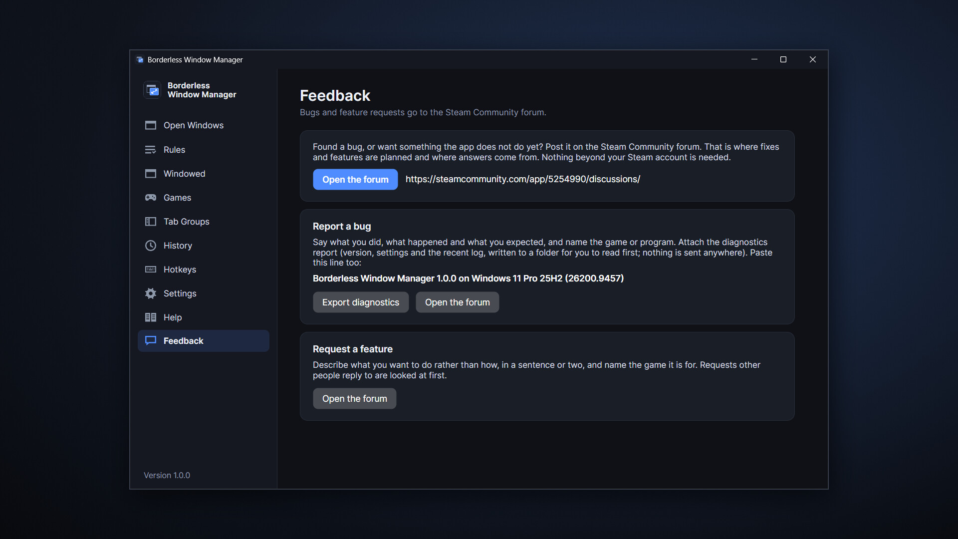 Borderless Window Manager screenshot 10