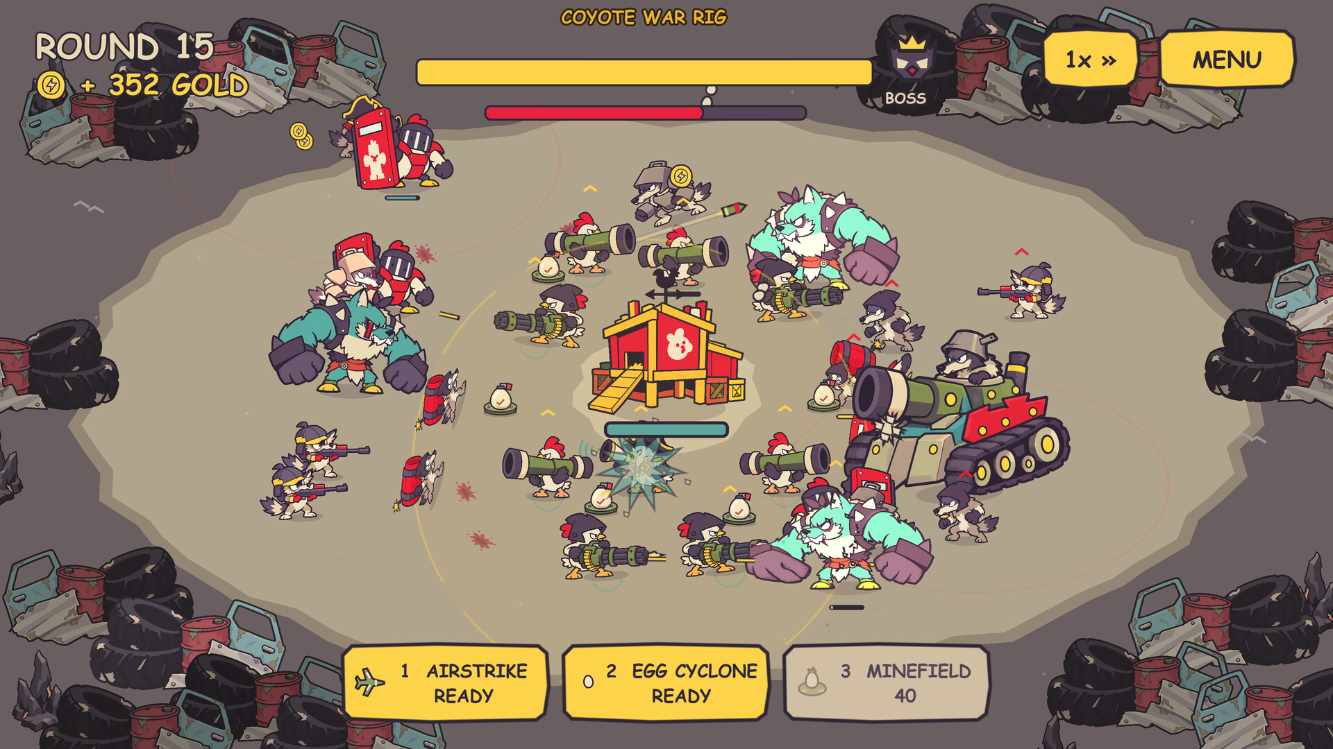 HOLD THE COOP!のスクリーンショット 1