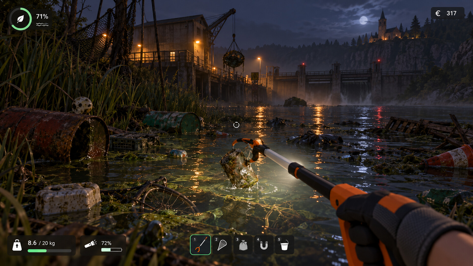 A Game About Cleaning a Riverのスクリーンショット 1