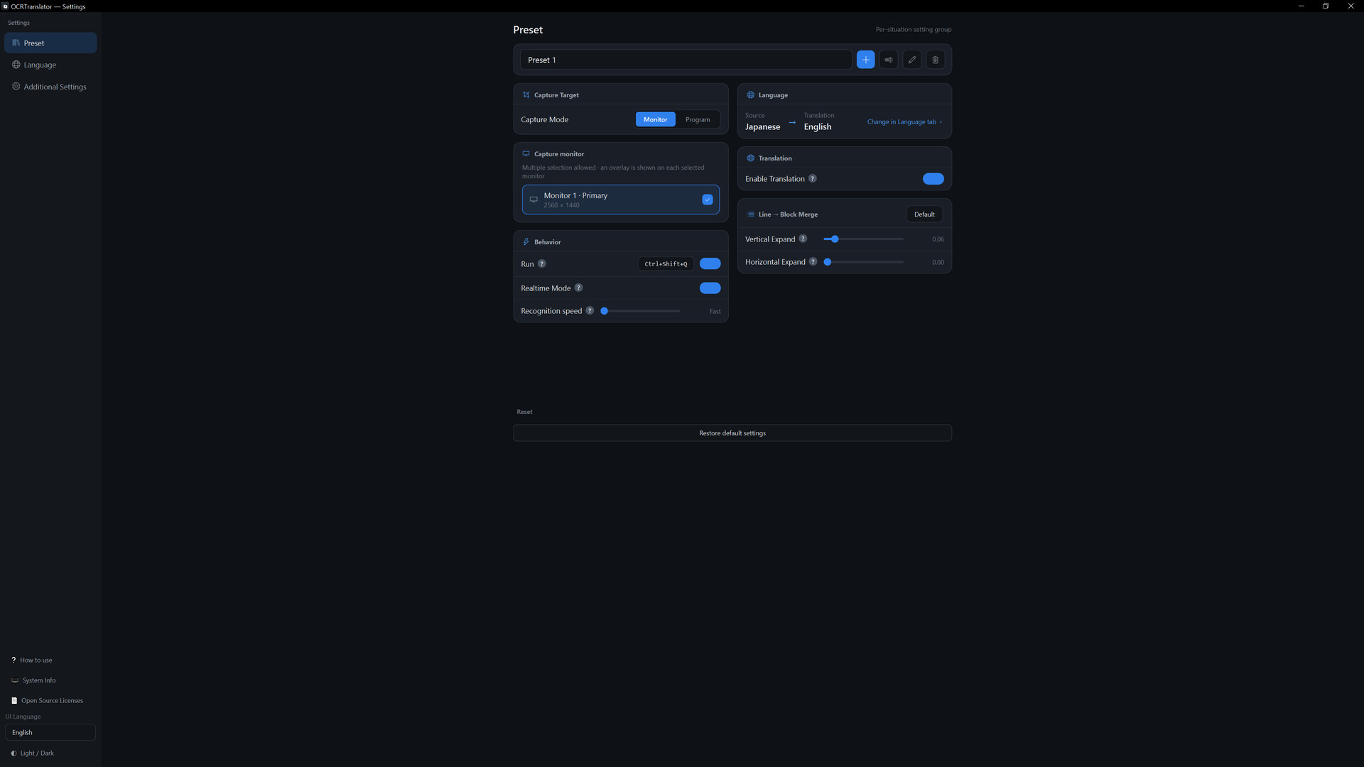 ComfyTrans: Realtime Screen Translator screenshot 3