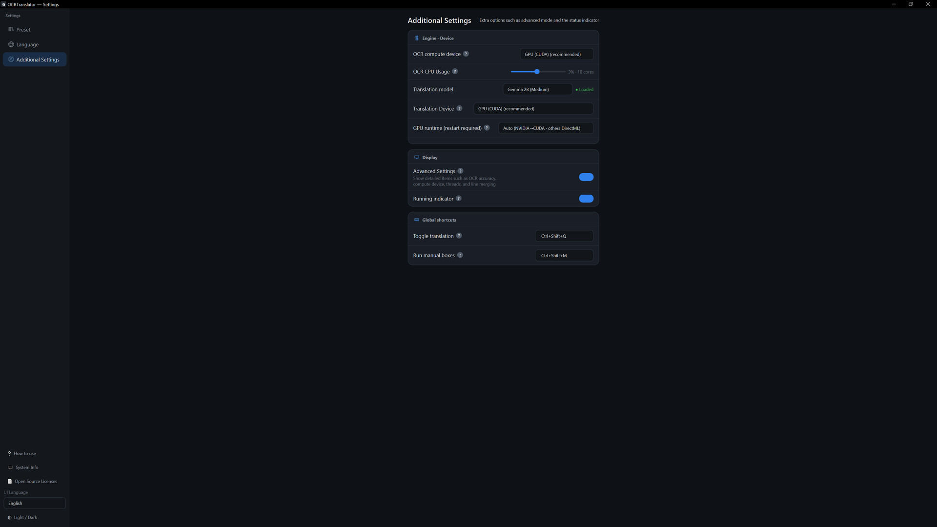ComfyTrans: Realtime Screen Translator screenshot 4