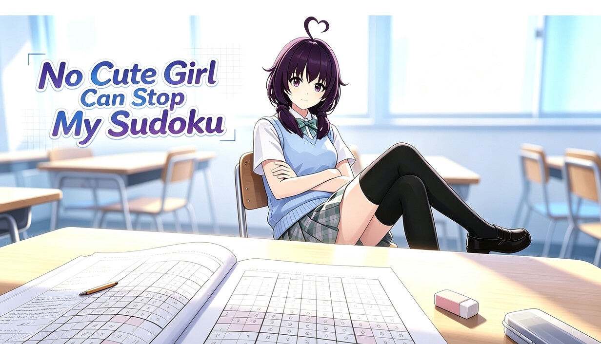 No Cute Girl Can Stop My Sudoku cover art