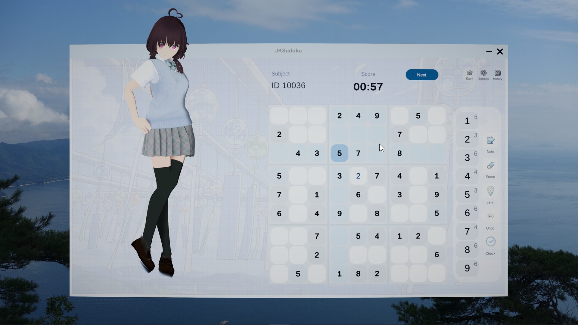 No Cute Girl Can Stop My Sudoku screenshot 5