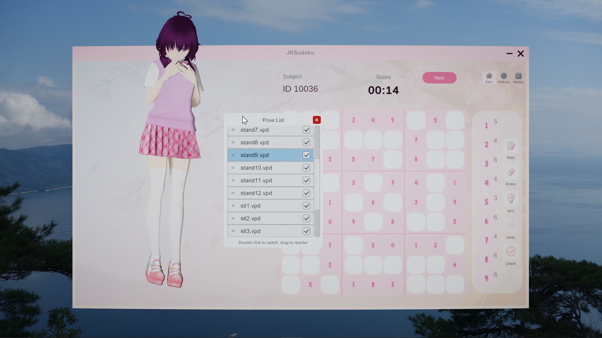 No Cute Girl Can Stop My Sudoku screenshot 3