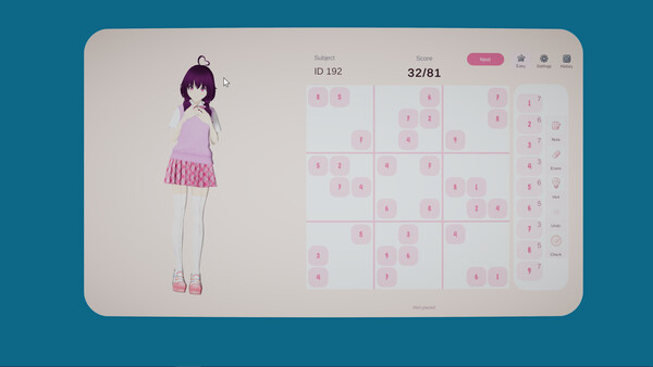 No Cute Girl Can Stop My Sudoku screenshot 1
