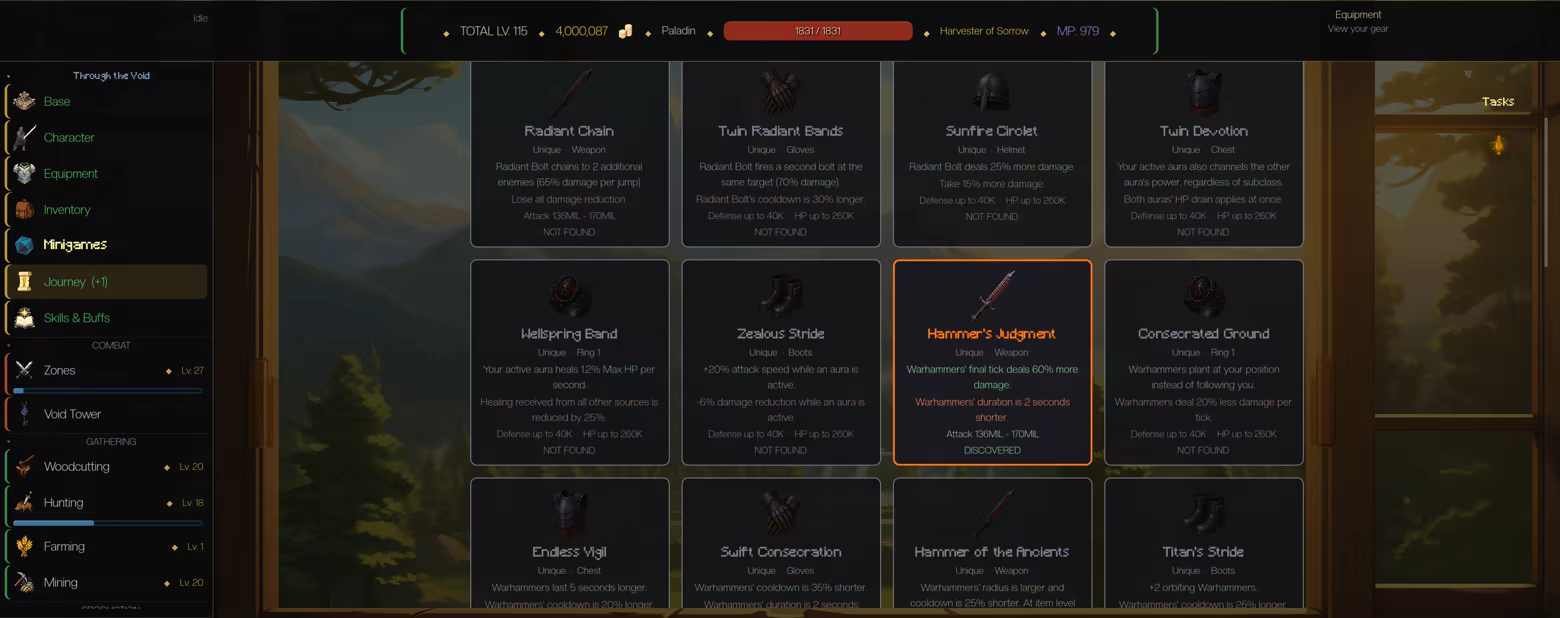 Unique Items