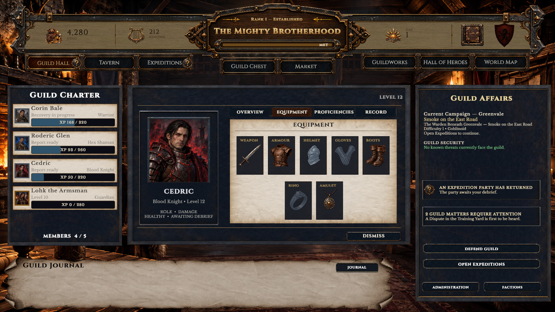 Screenshot 1 of Guildmaster Simulator
