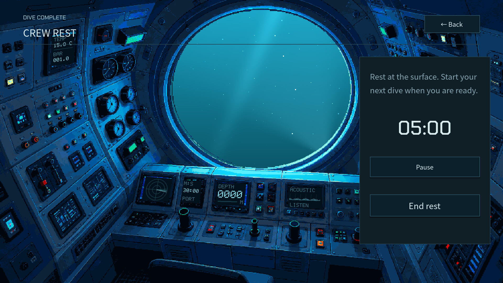 DEEP BLUE CONTACT screenshot #1
