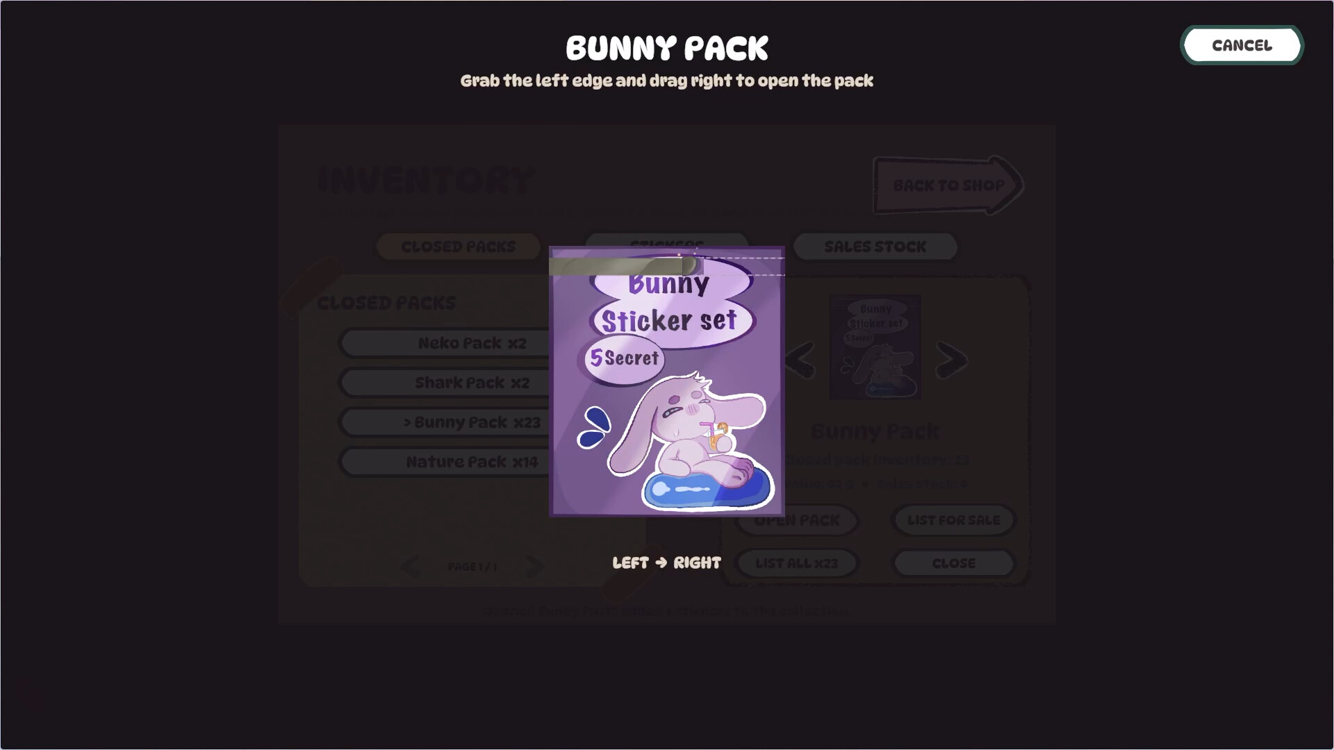 Sticker Shop Cozy Idle ekran görüntüsü 3