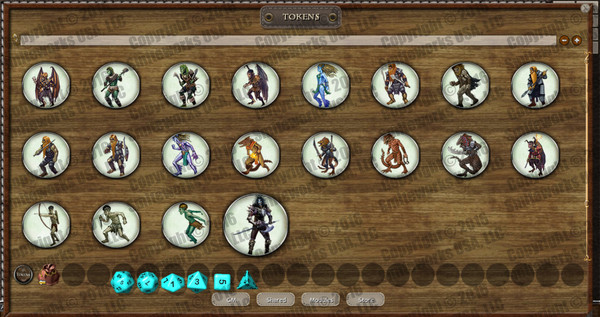 Fantasy Grounds - New Gods of Mankind - Anointed: Token Pack - Elder Races of Naalrinnon