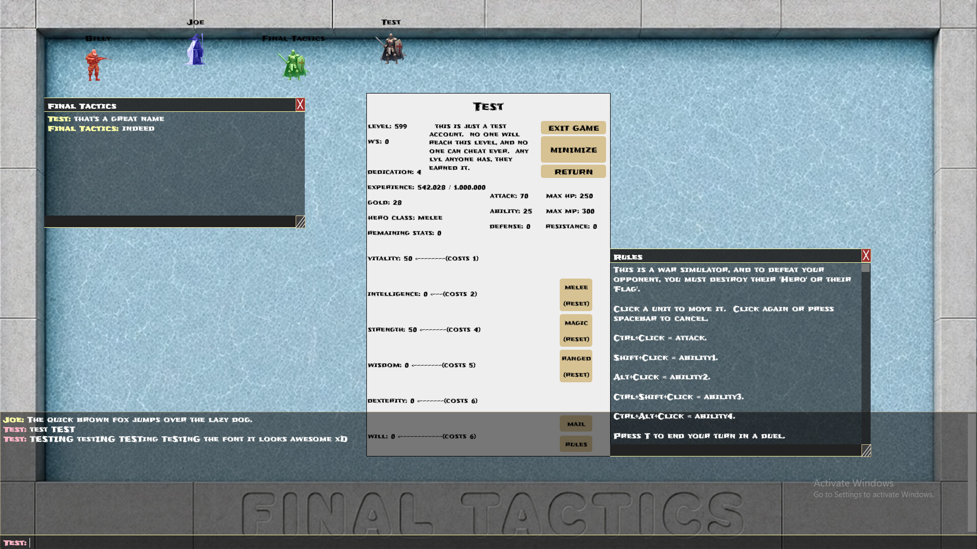 Final Tactics screenshot #6