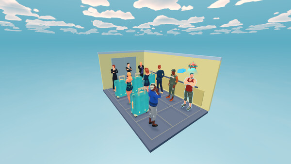 How To Ride Elevator Like A Human Demo screenshot 2
