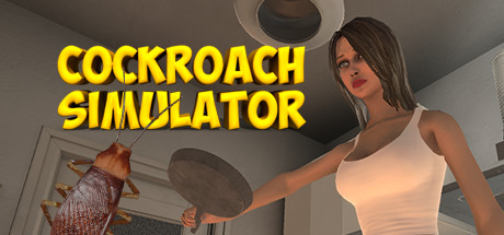 Steam header art for Cockroach Simulator