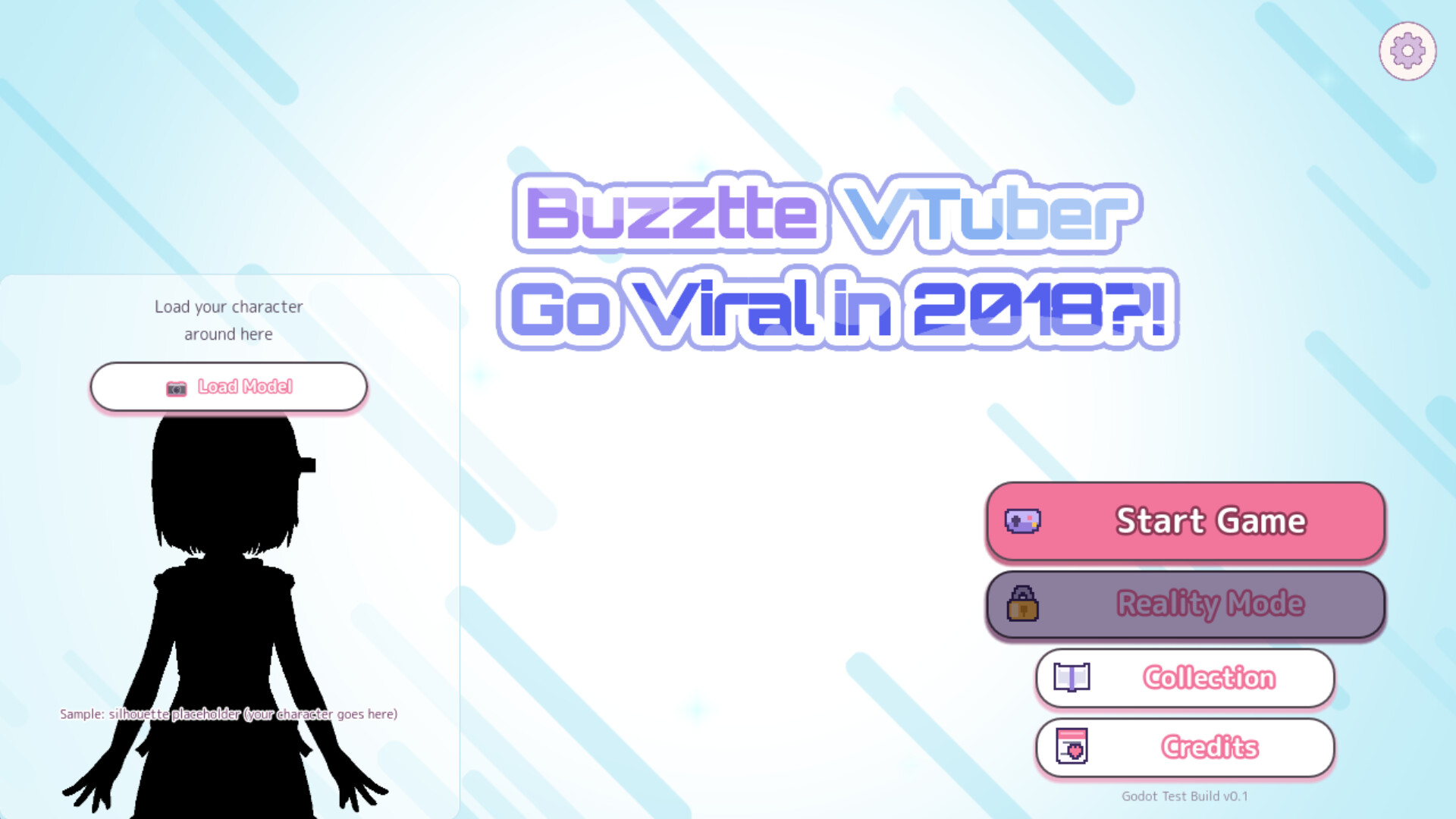 BuzztteVTuber: Go Viral in 2018?!(過去でバズってVTuber) Demo 遊戲畫面 1