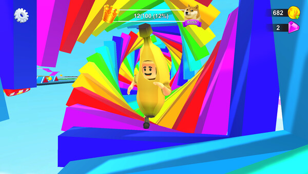 Parkour Run Obstacle Adventure 스크린샷 1