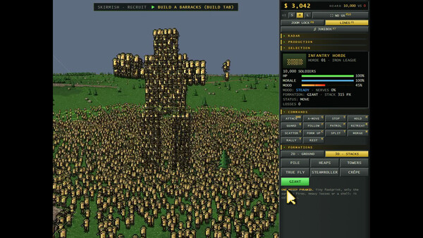 Screenshot of AWAITING YOUR HORDERS