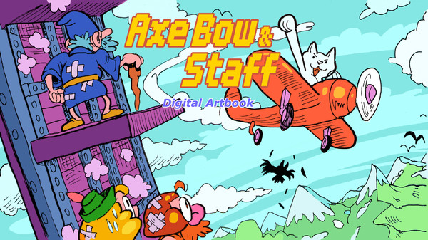 Axe, Bow & Staff: Digital Artbook screenshot 1