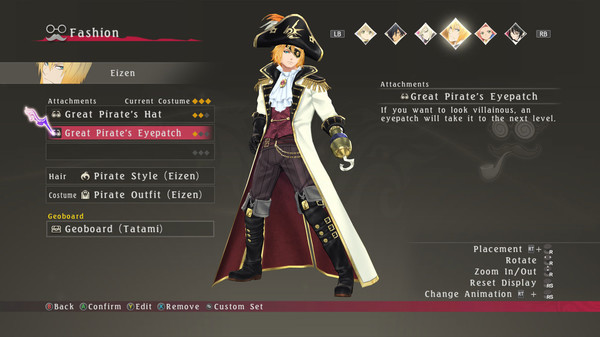 KHAiHOM.com - Tales of Berseria™ - Pirate Costumes Set