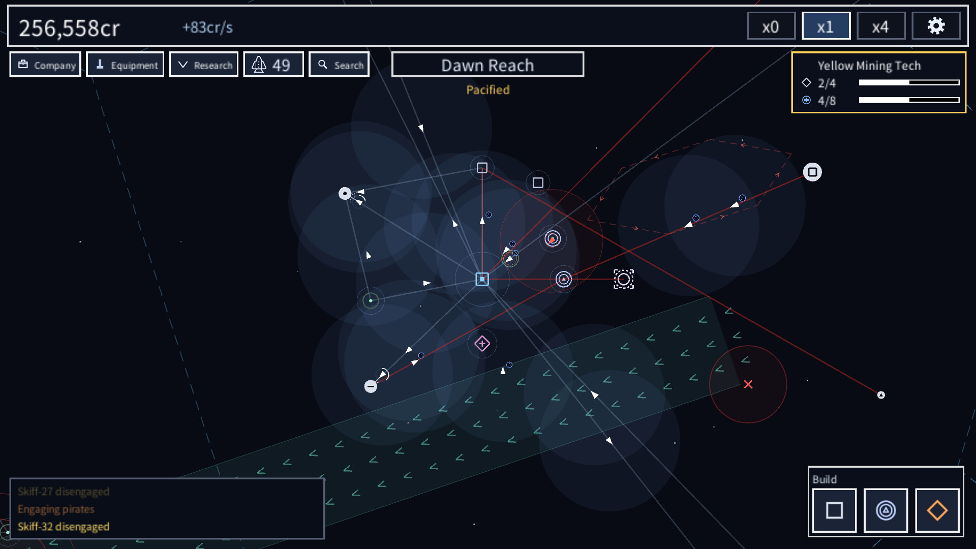 Asteroid Lanes screenshot #2