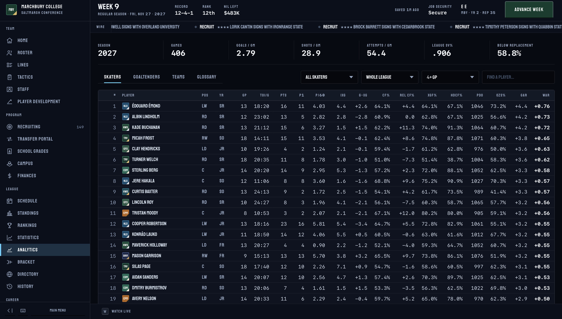 College Hockey 27 Screenshot Thumbnail 8