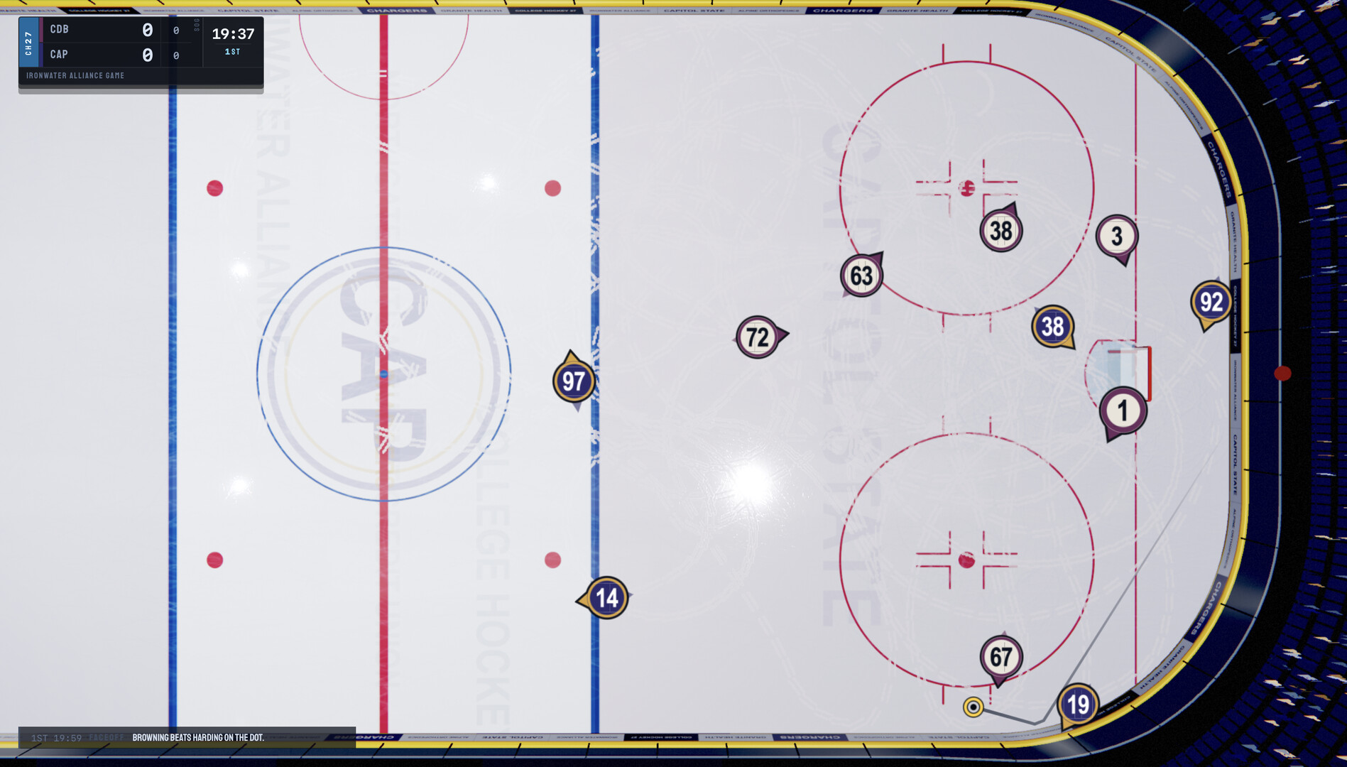 College Hockey 27 PC gameplay screenshot 2 of 11