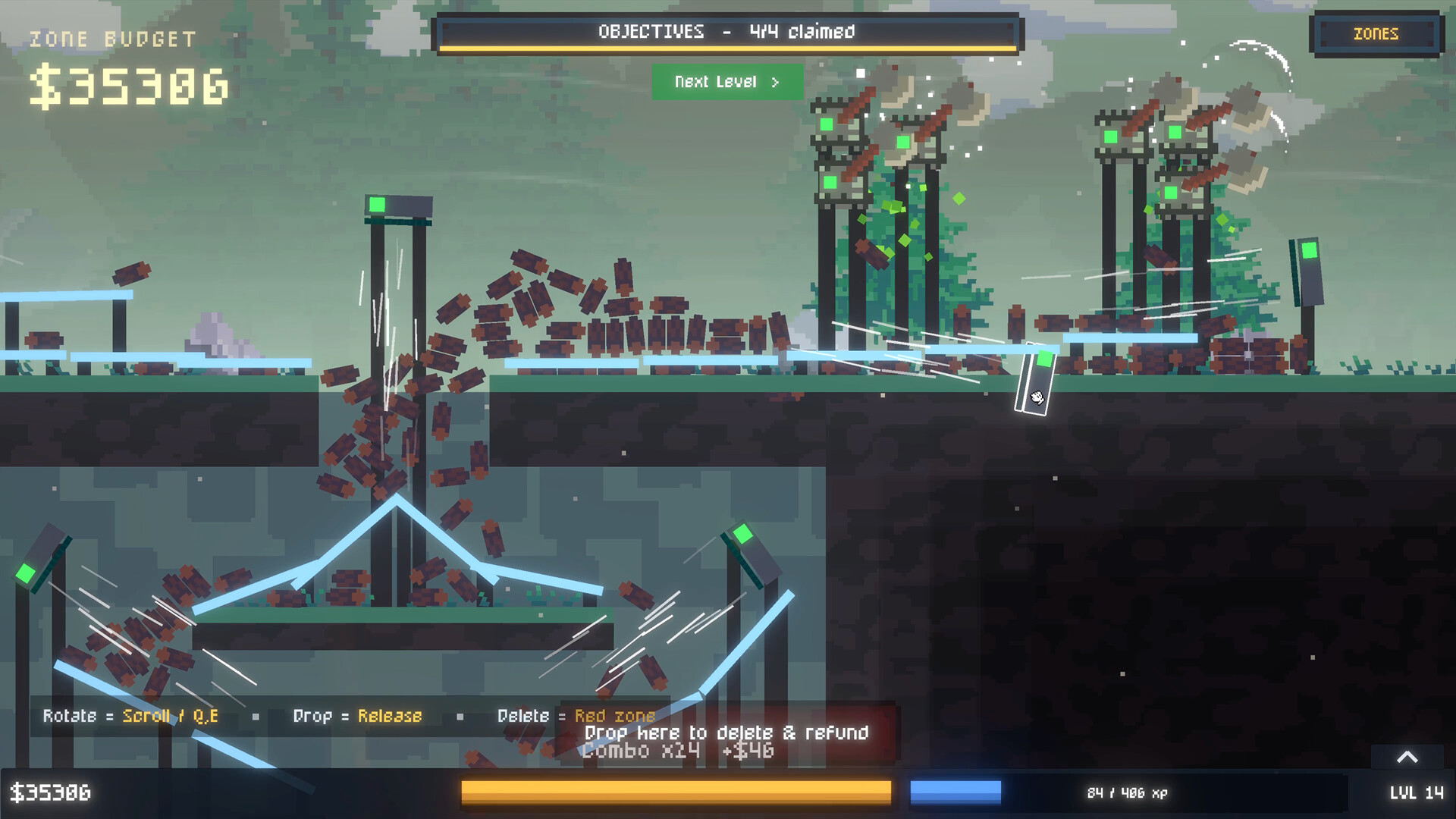 Log Drop demo screenshot 1