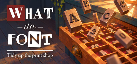 What Da Font: Tidy Up the Print Shop