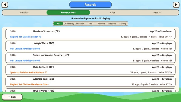 Academy Soccer Manager screenshot 7