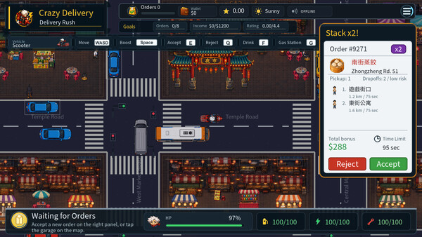 Screenshot of Crazy Delivery
