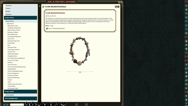 Fantasy Grounds - Ultimate NPCs: Skulduggery (5E)