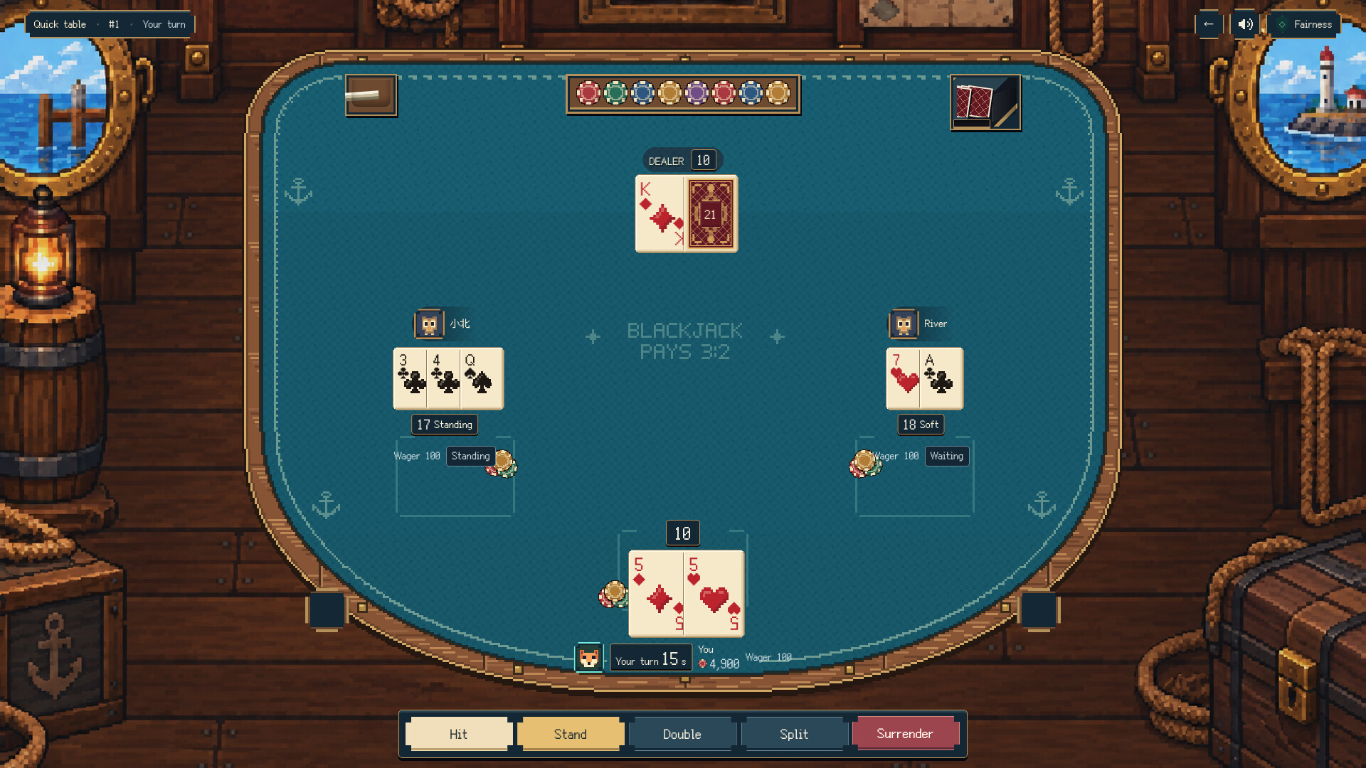 Fair21: Blackjack screenshot #2