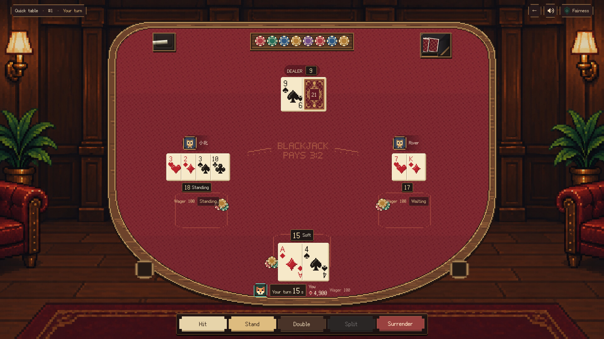 Fair21: Blackjack screenshot #1
