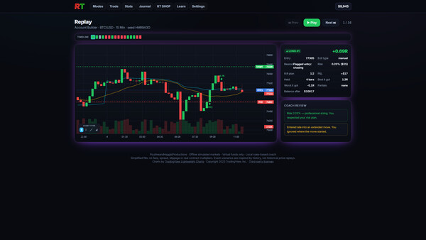 Risk Trader 스크린샷 2
